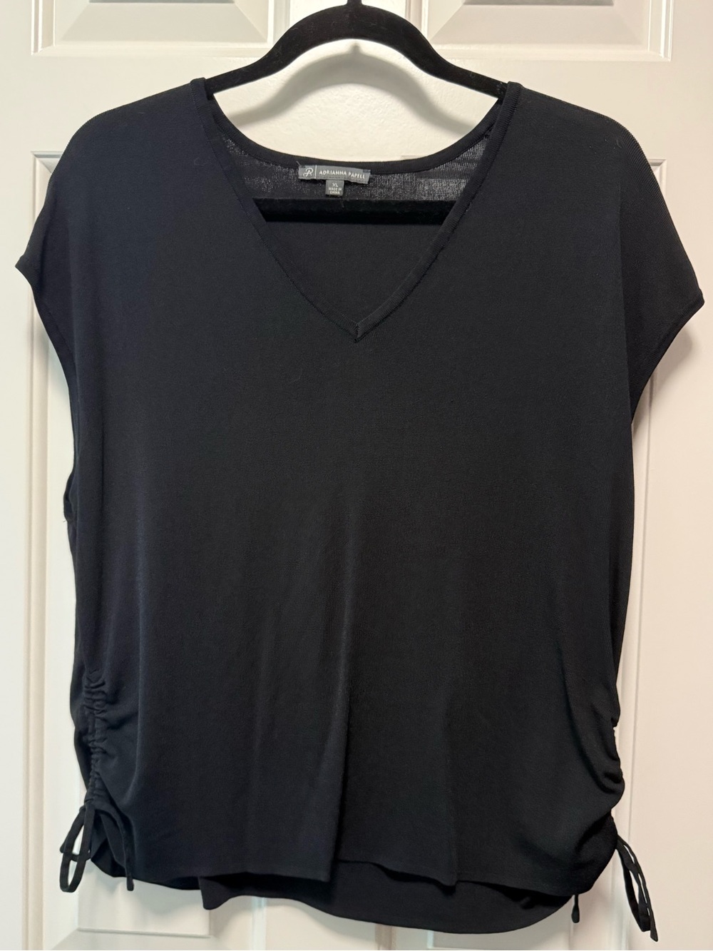 ADRIANNA PAPELL Side Tie Top
